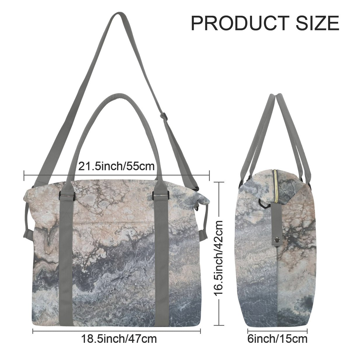 Moonstone Marble Duffle Bag Ultra-Large Capacity Duffle Bag