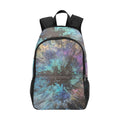 Paint Splash Fabric Backpack with Side Mesh Pockets (Model 1659)