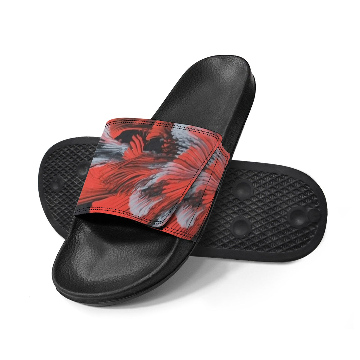 Red Splash Women's Velcro Slide Sandals