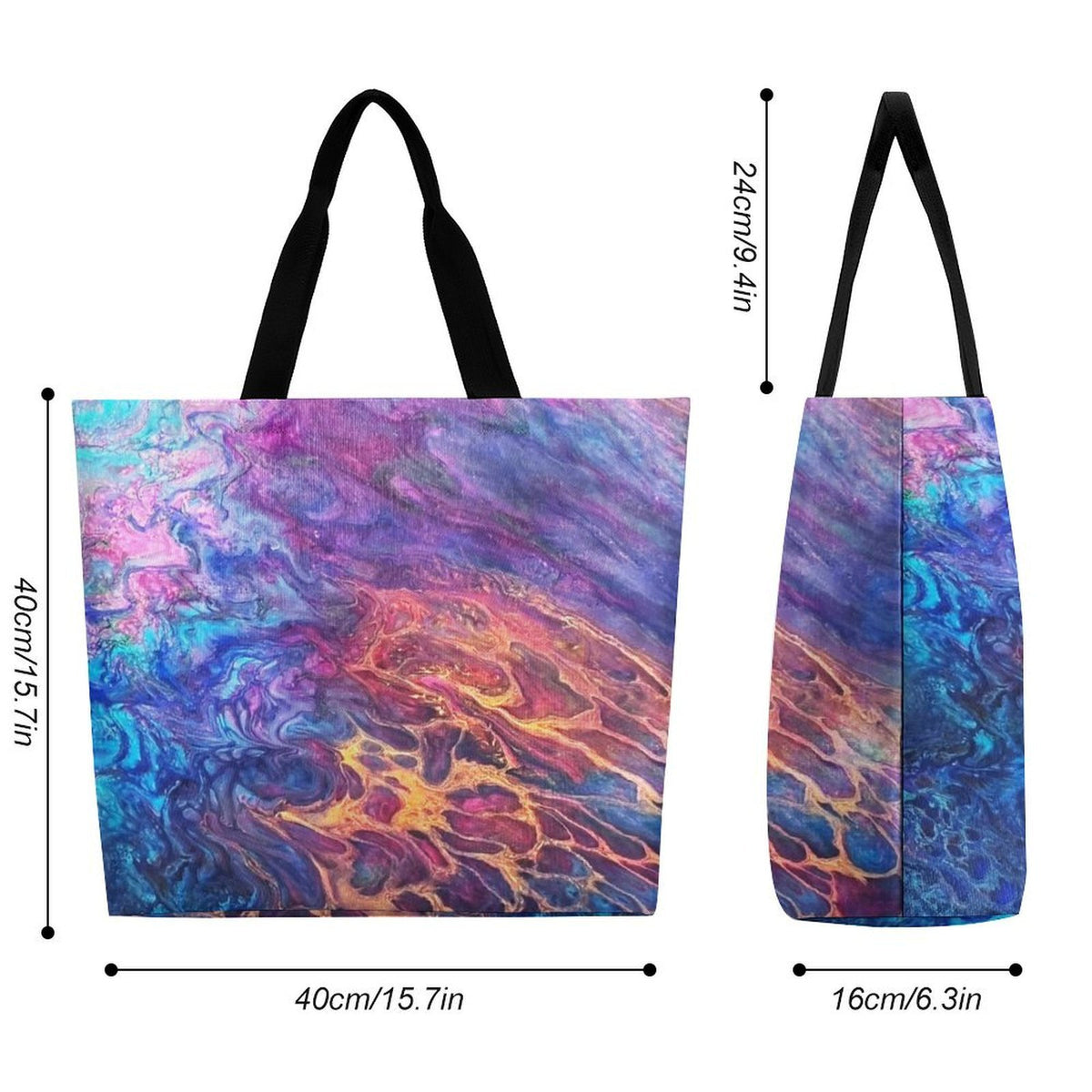Cosmic Tide Women's Shoulder Shopping Bag