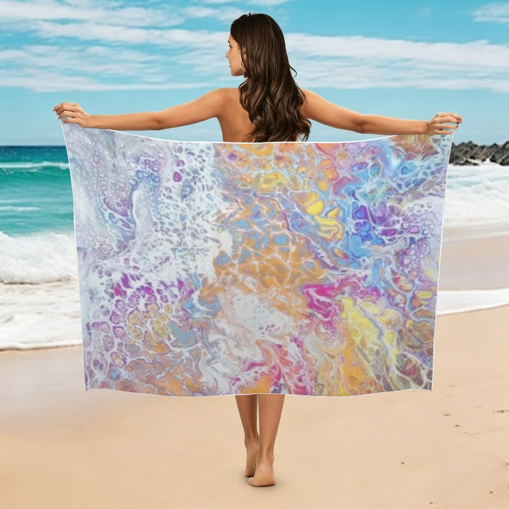 Radiant Bloom Beach Sarong