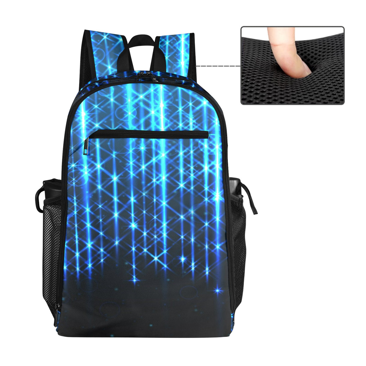 Sapphire Rain Backpack All Over Print Leisure Baby Backpack