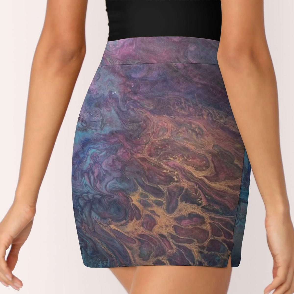 Fire & Water Anti-Emptied A-Line Skirt with Pocket