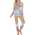 Liquid Dreams Women's All Over Print Pajama Set