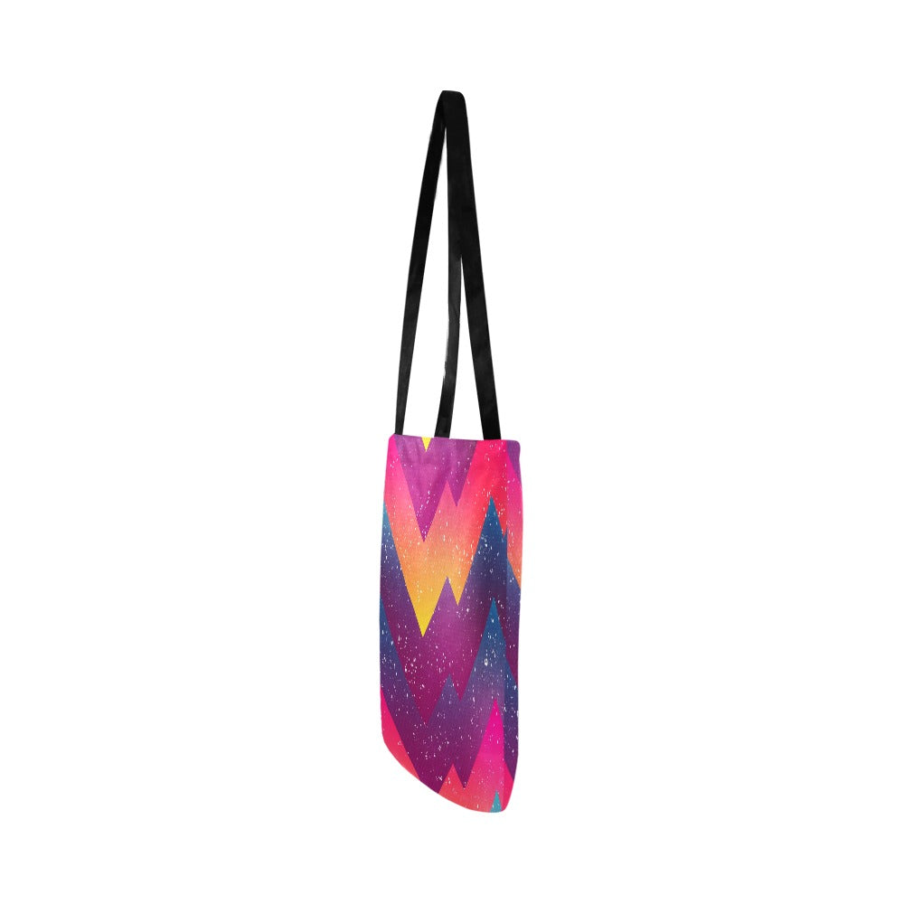 Cosmic Peaks Tote Bag Reusable Shopping Bag