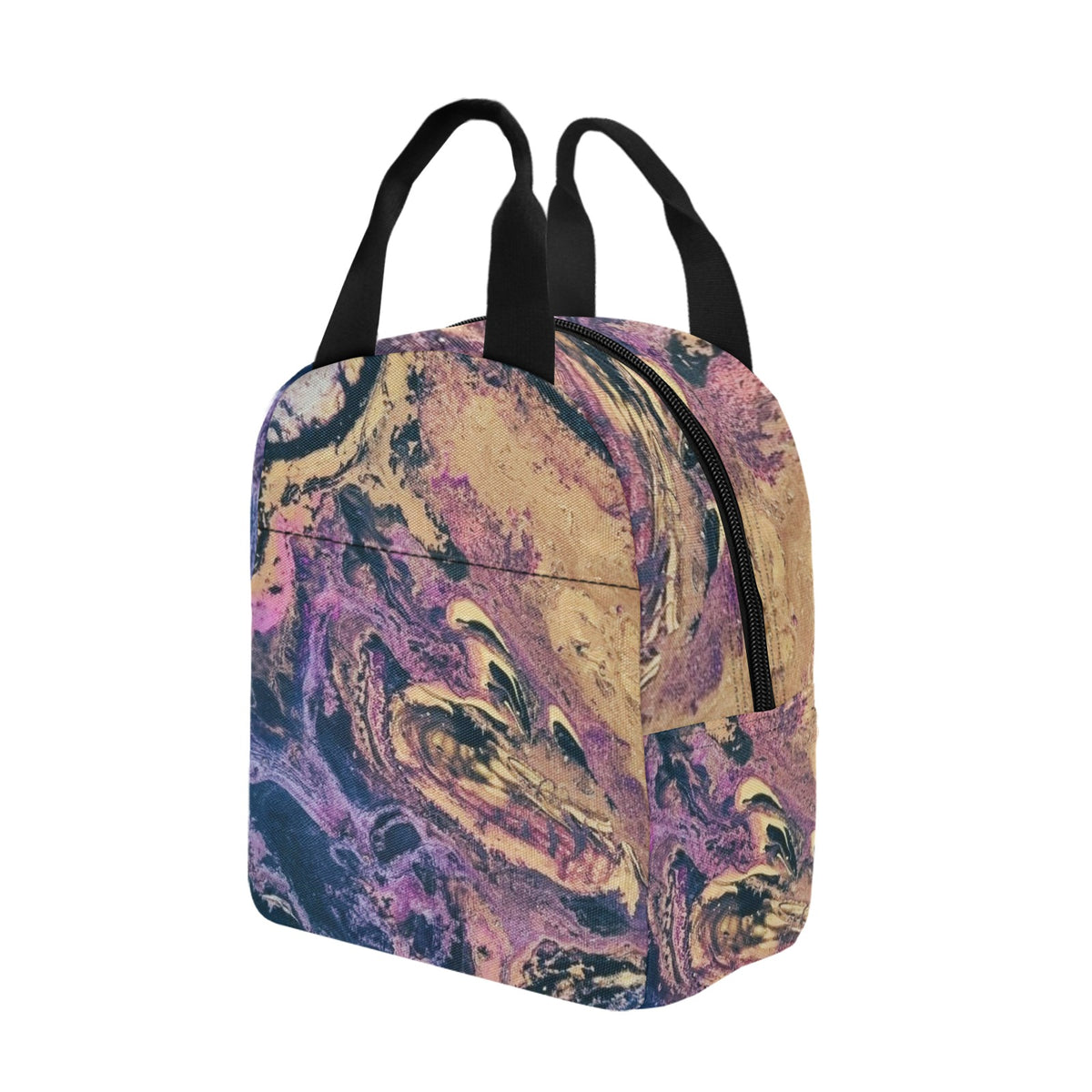 Volcano Explosion Zipper Lunch Bag (Model 1720)