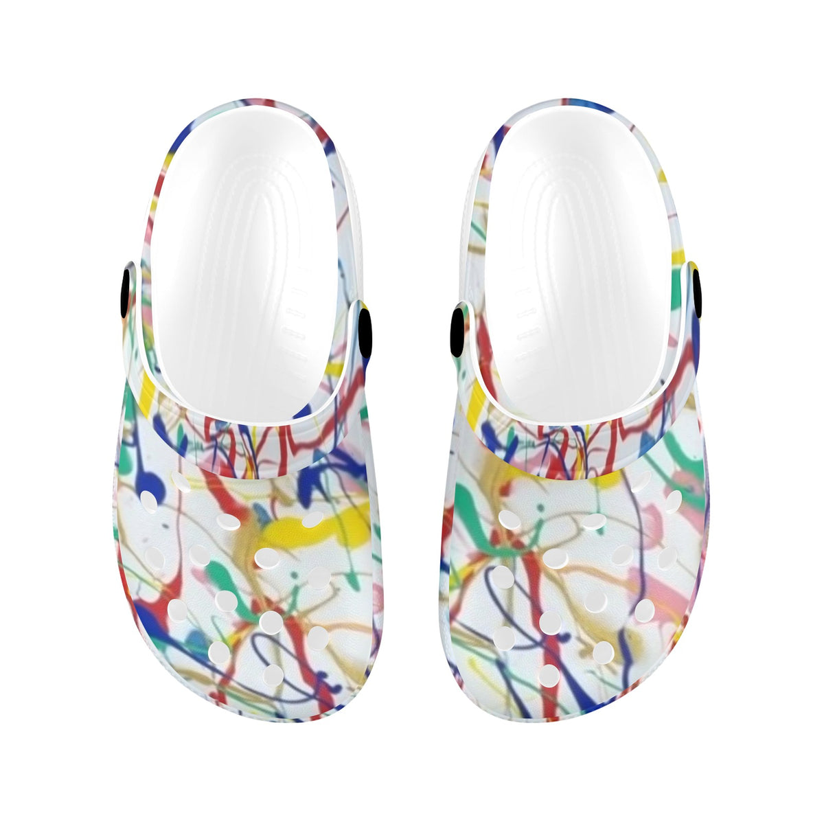 Paint Explosion Kids Clogs