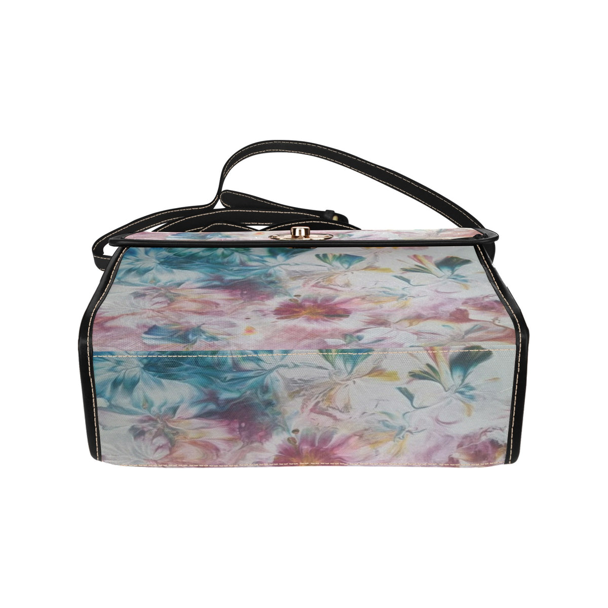 Blush Garden Canvas Handbag Waterproof Canvas Bag