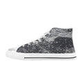 Silver Tide Men’s Classic High Top Canvas Shoes (Model 017)