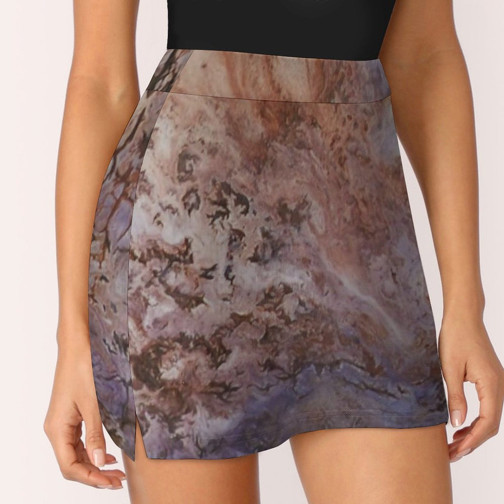 Red Earth Anti-Emptied A-Line Skirt with Pocket