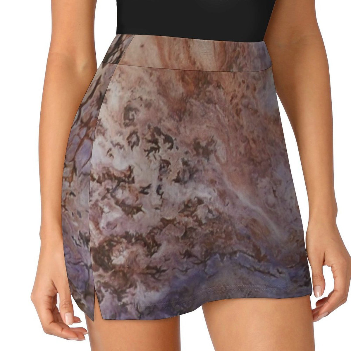Red Earth Anti-Emptied A-Line Skirt with Pocket