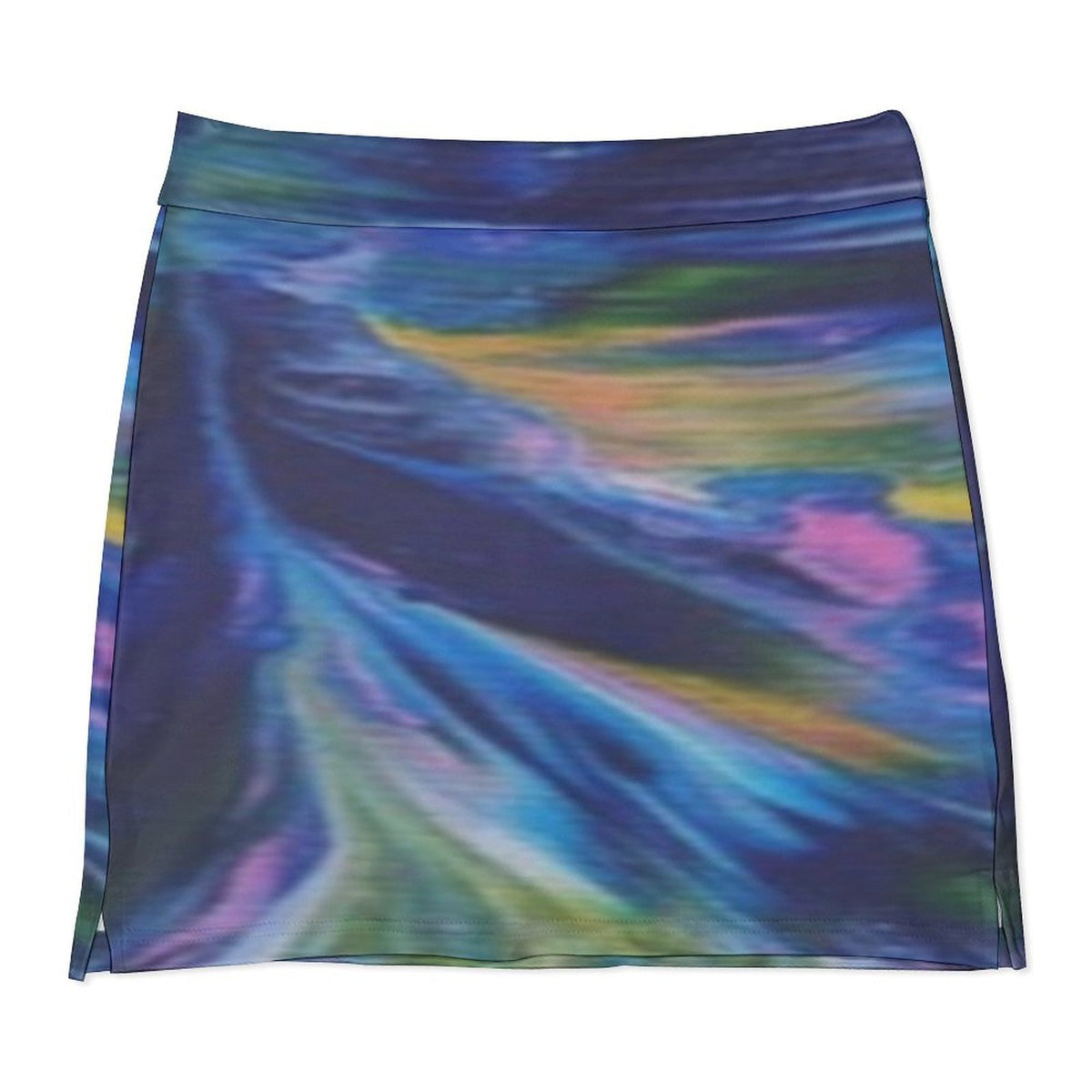 Paint Splatter Anti-Emptied A-Line Skirt with Pocket