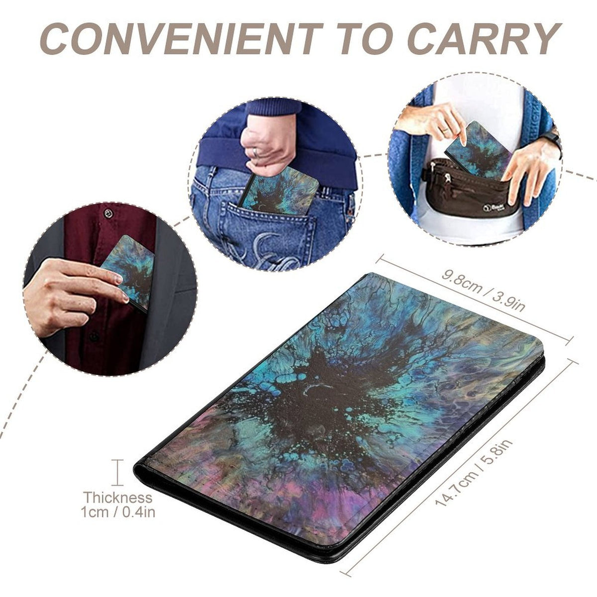 Paint Splash Passport Cover