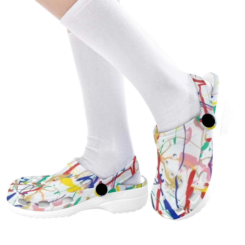 Paint Explosion Kids Clogs