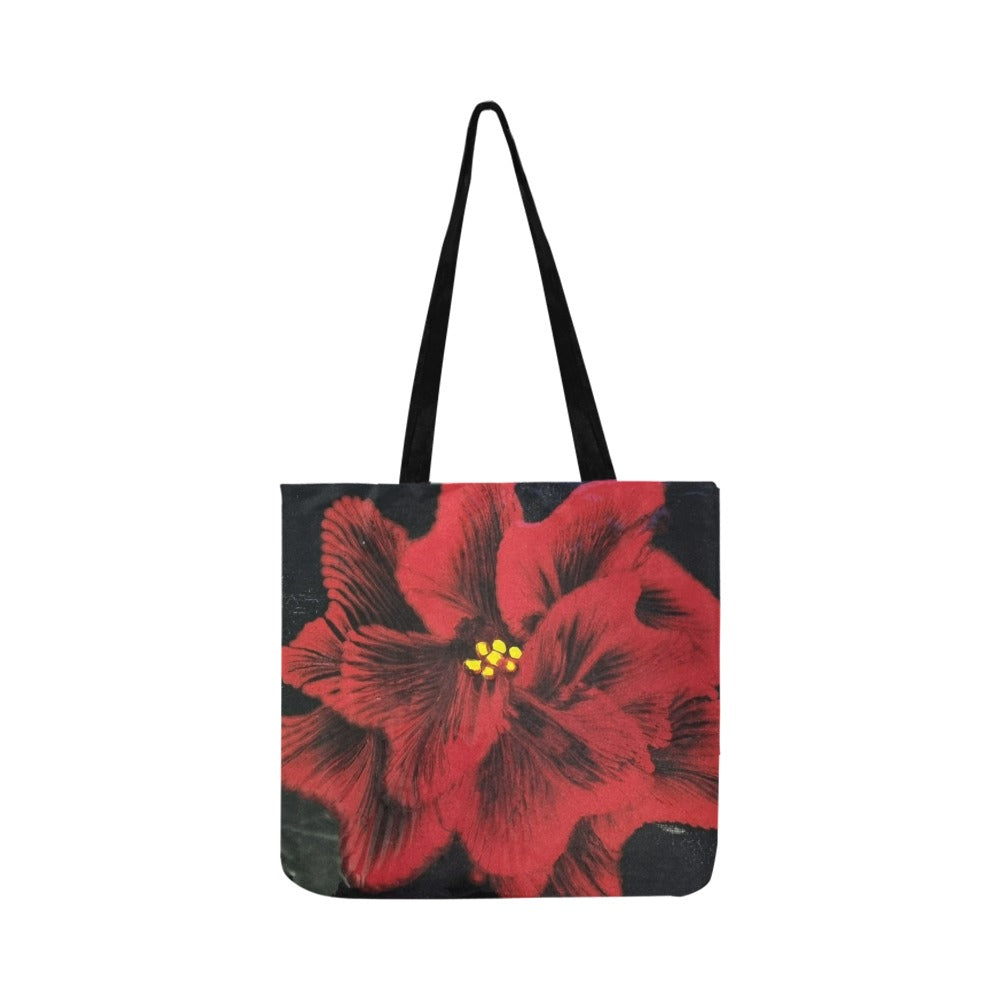 Ruby Red Rose Reusable Shopping Bag