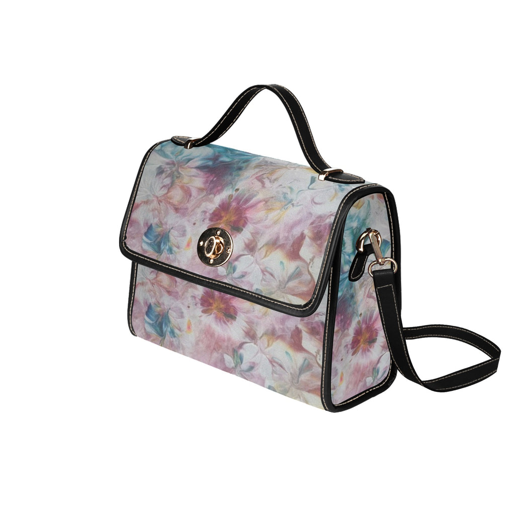 Blush Garden Canvas Handbag Waterproof Canvas Bag