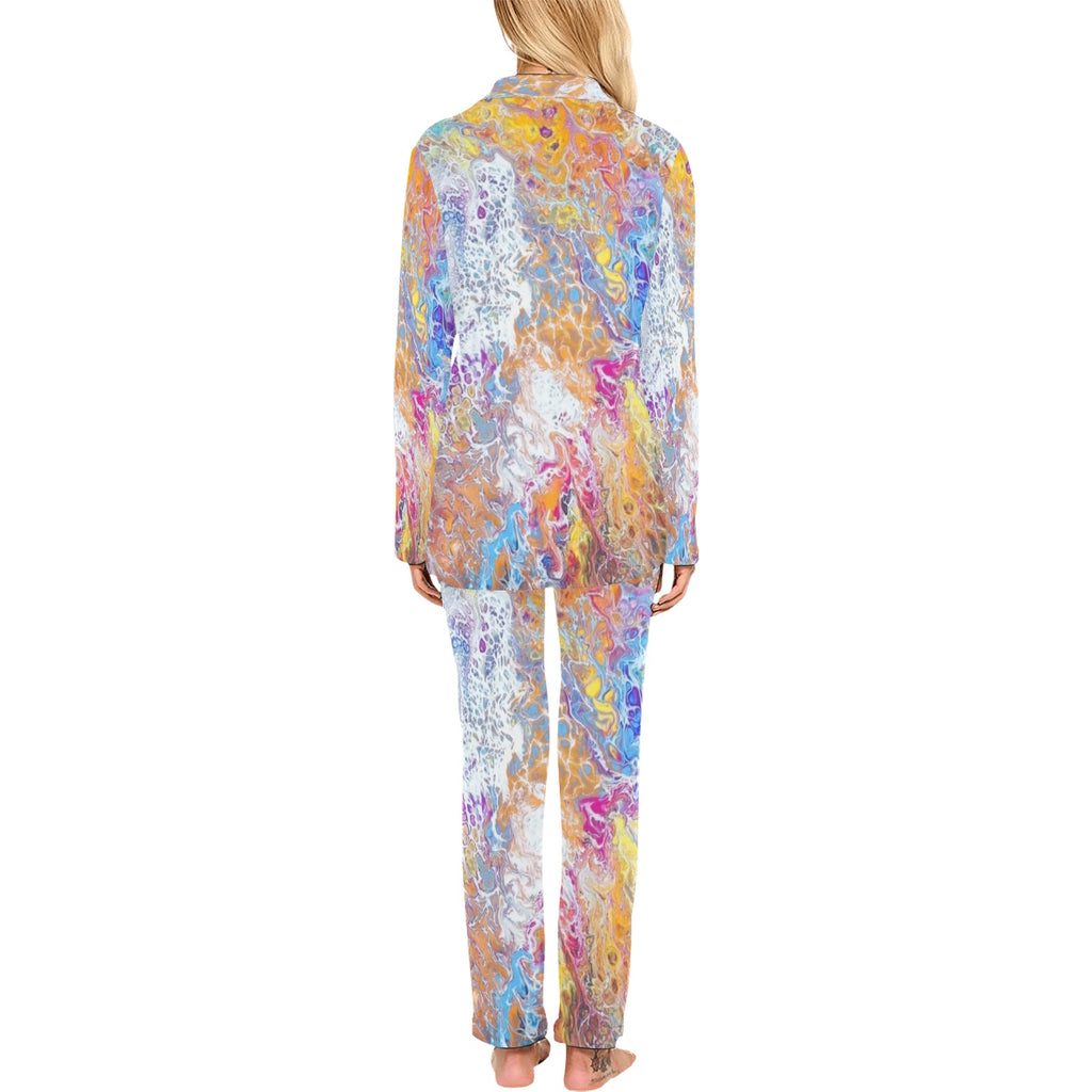 Liquid Dreams Women's Long Pajama Set