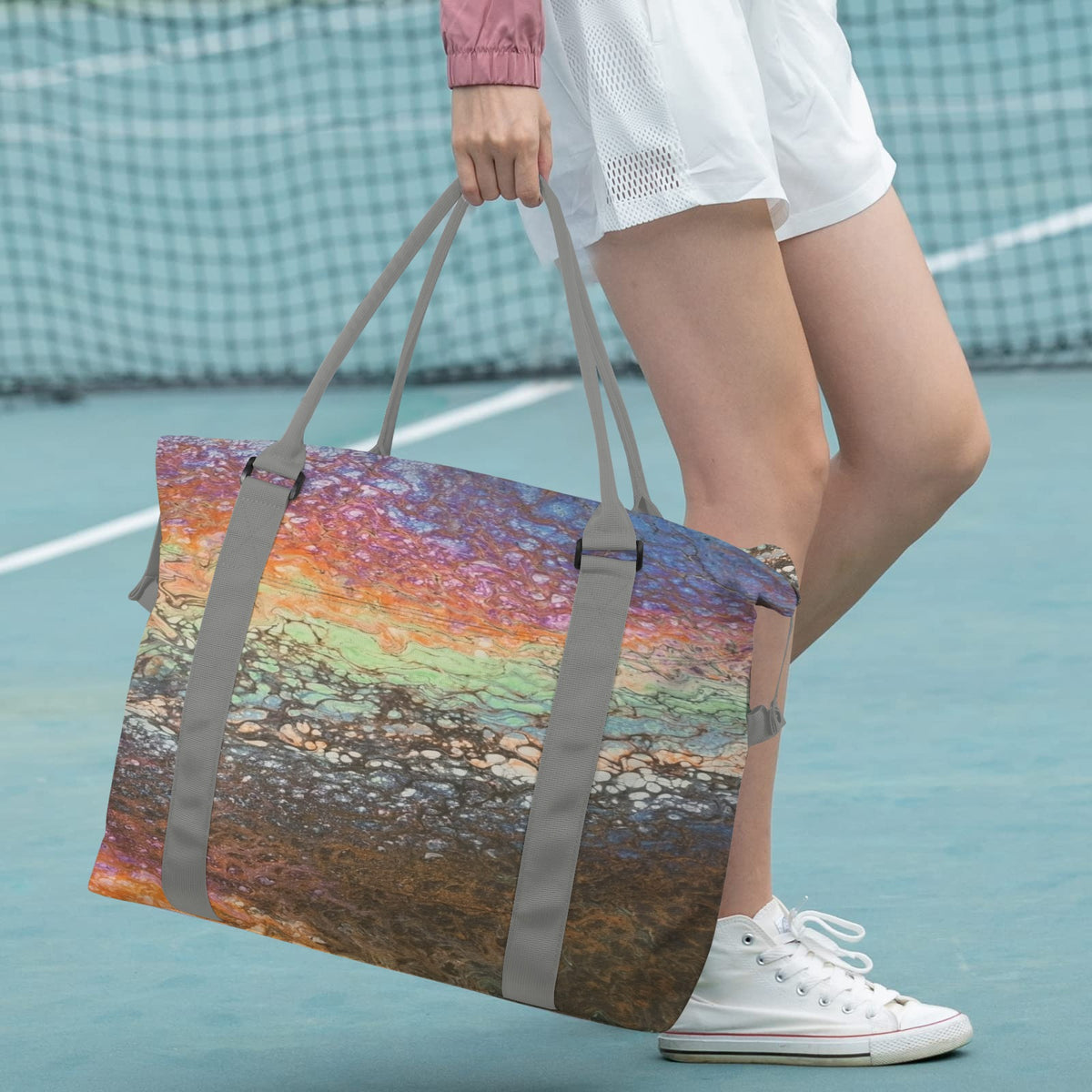 Painted Horizon Duffle Ultra-Large Capacity Duffle Bag