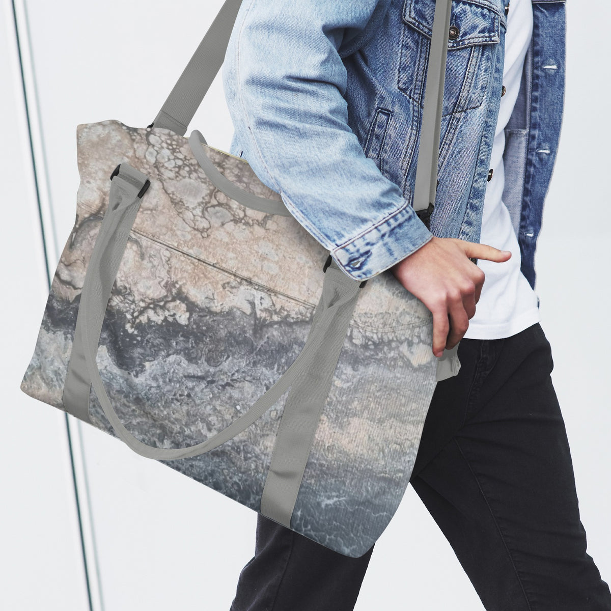 Moonstone Marble Duffle Bag Ultra-Large Capacity Duffle Bag