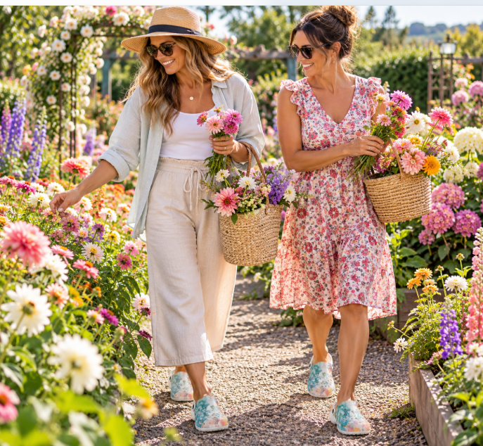 Blush Garden Clogs
