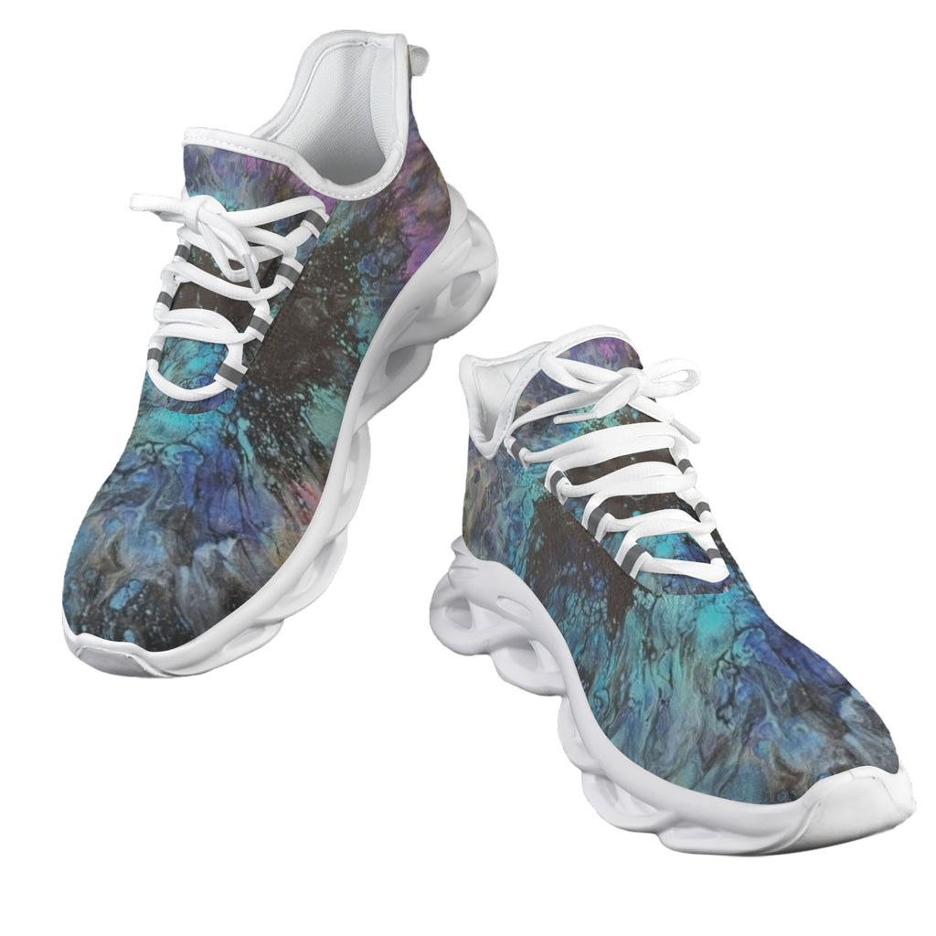 Paint Splash Women's Twisted Sole Sneakers