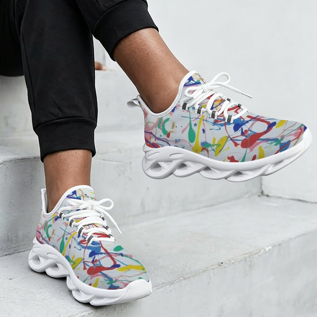 Paint Explosion Women's Twisted Sole Sneakers