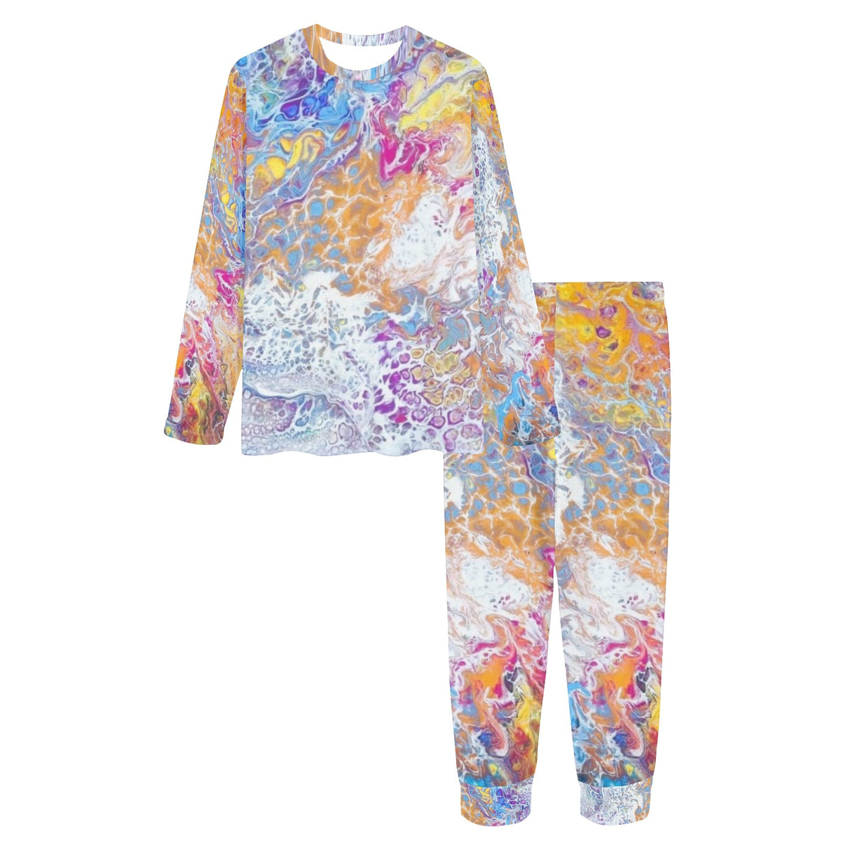 Liquid Dreams Women's All Over Print Pajama Set