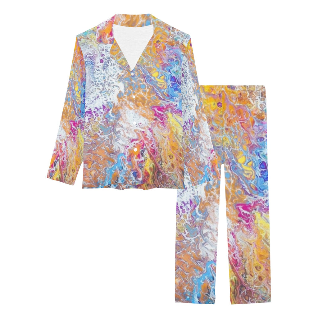Liquid Dreams Women's Long Pajama Set
