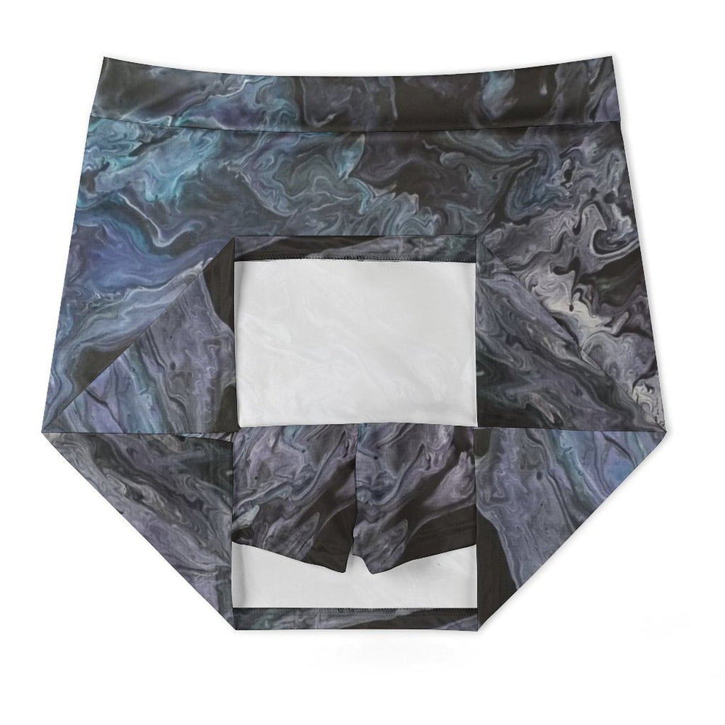 Black Ash Anti-Emptied A-Line Skirt with Pocket