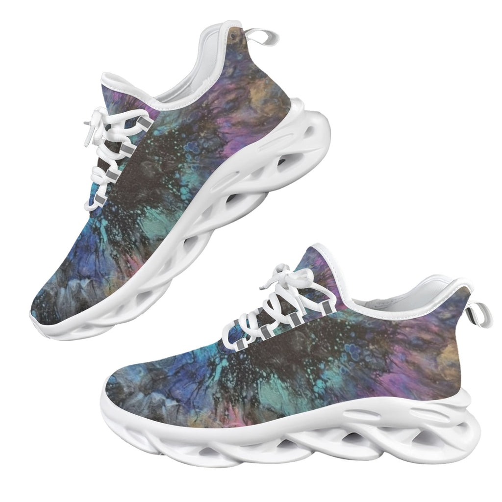 Paint Splash Women's Twisted Sole Sneakers