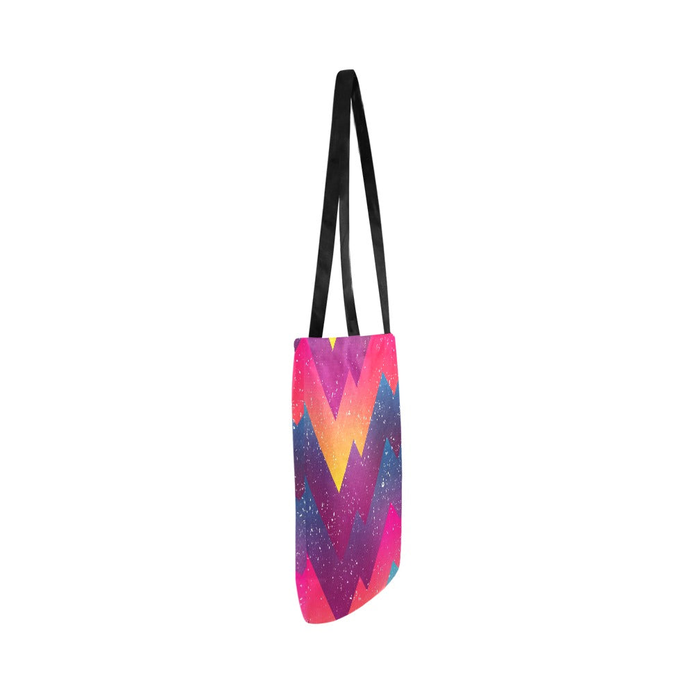 Cosmic Peaks Tote Bag Reusable Shopping Bag