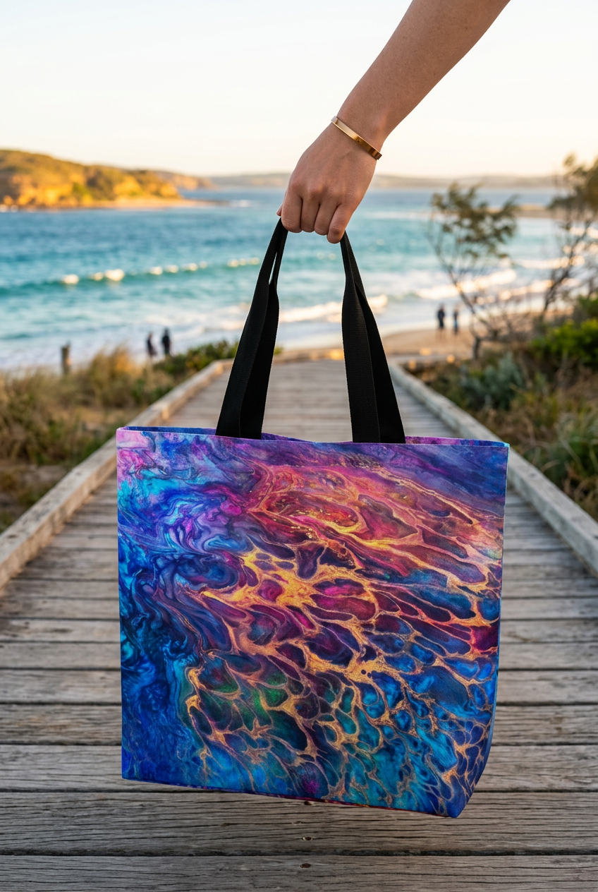 Cosmic Tide bag coastal lifestyle