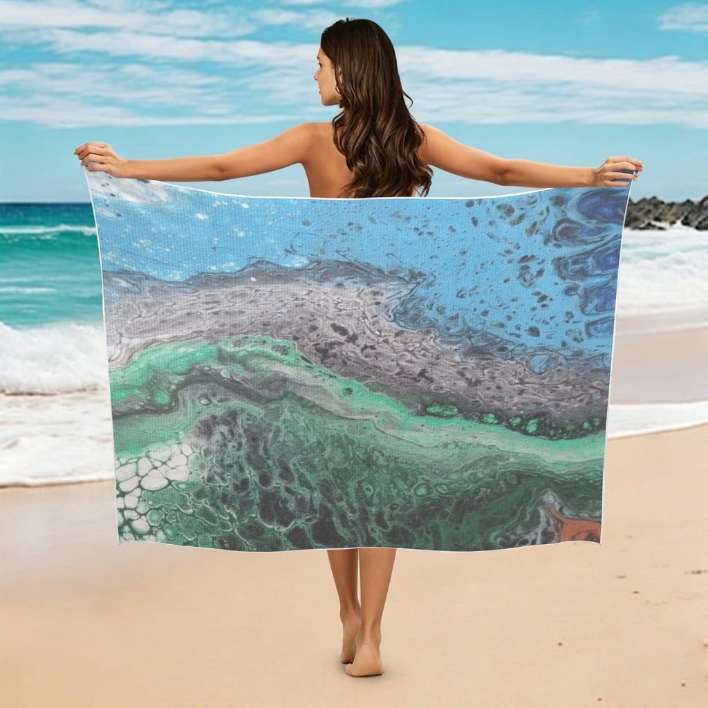 Seafoam Drift Beach Sarong