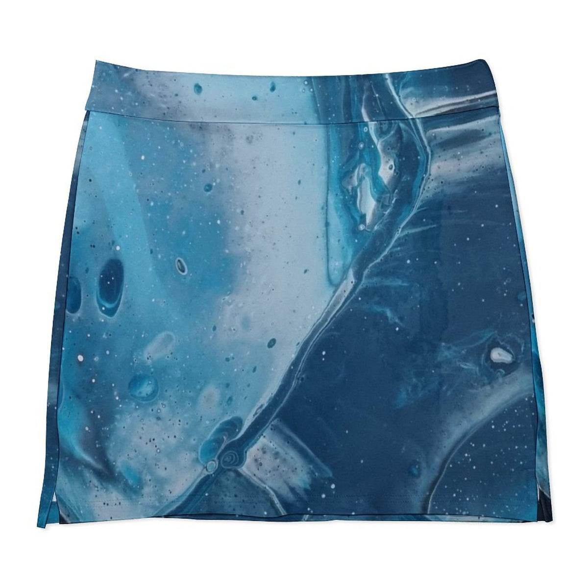 Blue Moon Anti-Emptied A-Line Skirt with Pocket