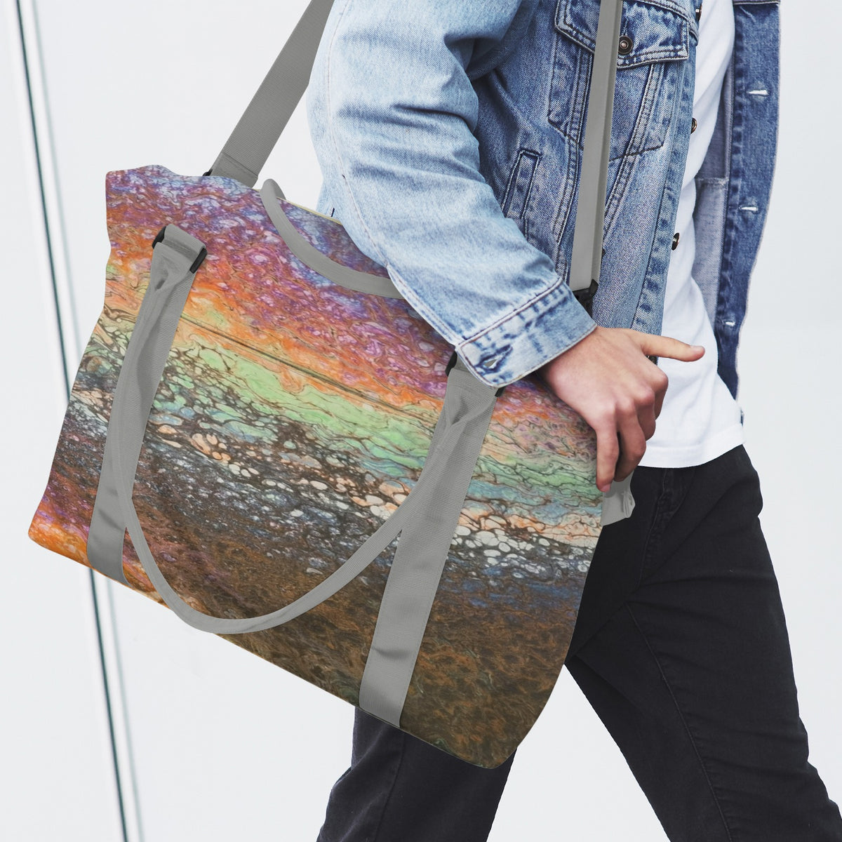 Painted Horizon Duffle Ultra-Large Capacity Duffle Bag