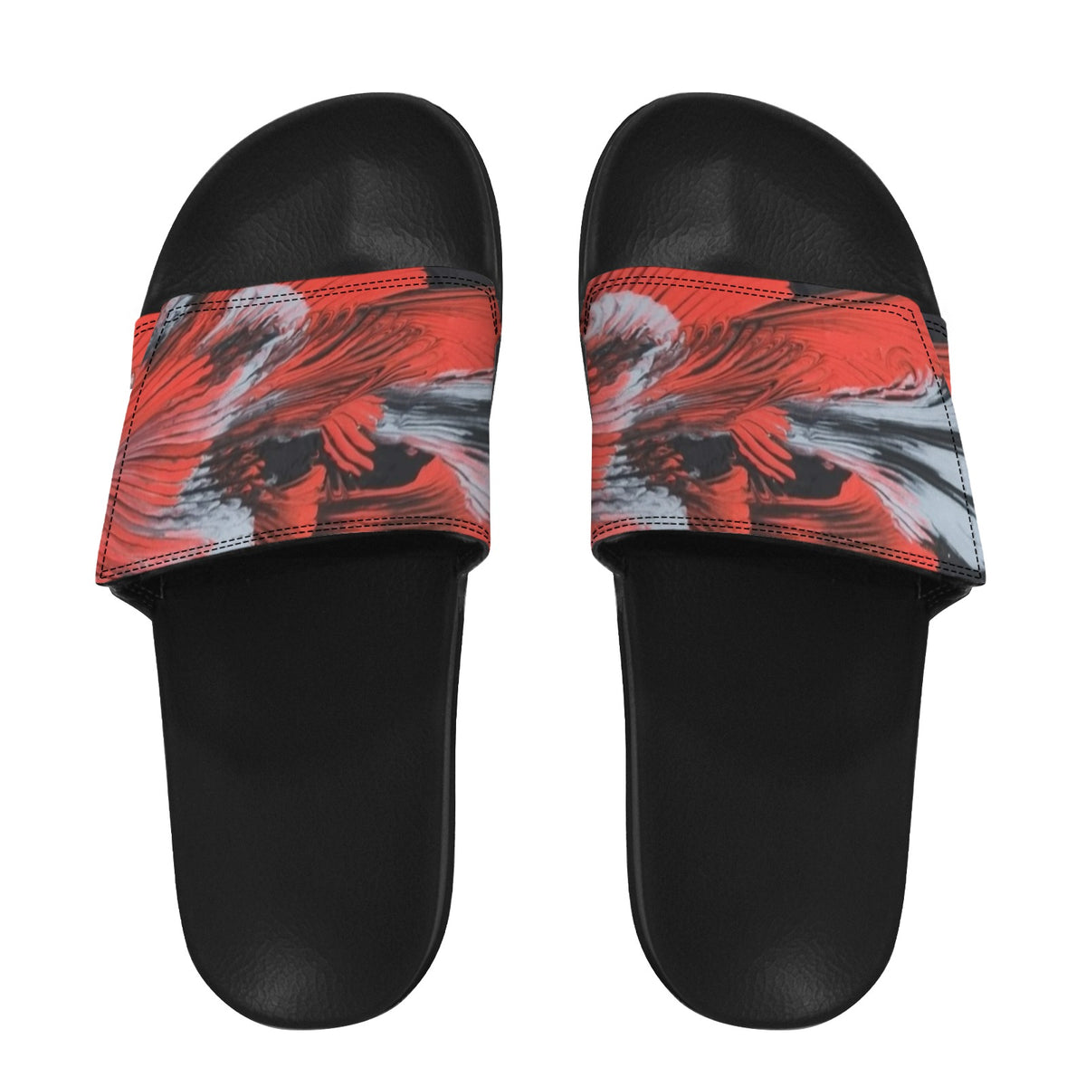 Red Splash Women's Velcro Slide Sandals