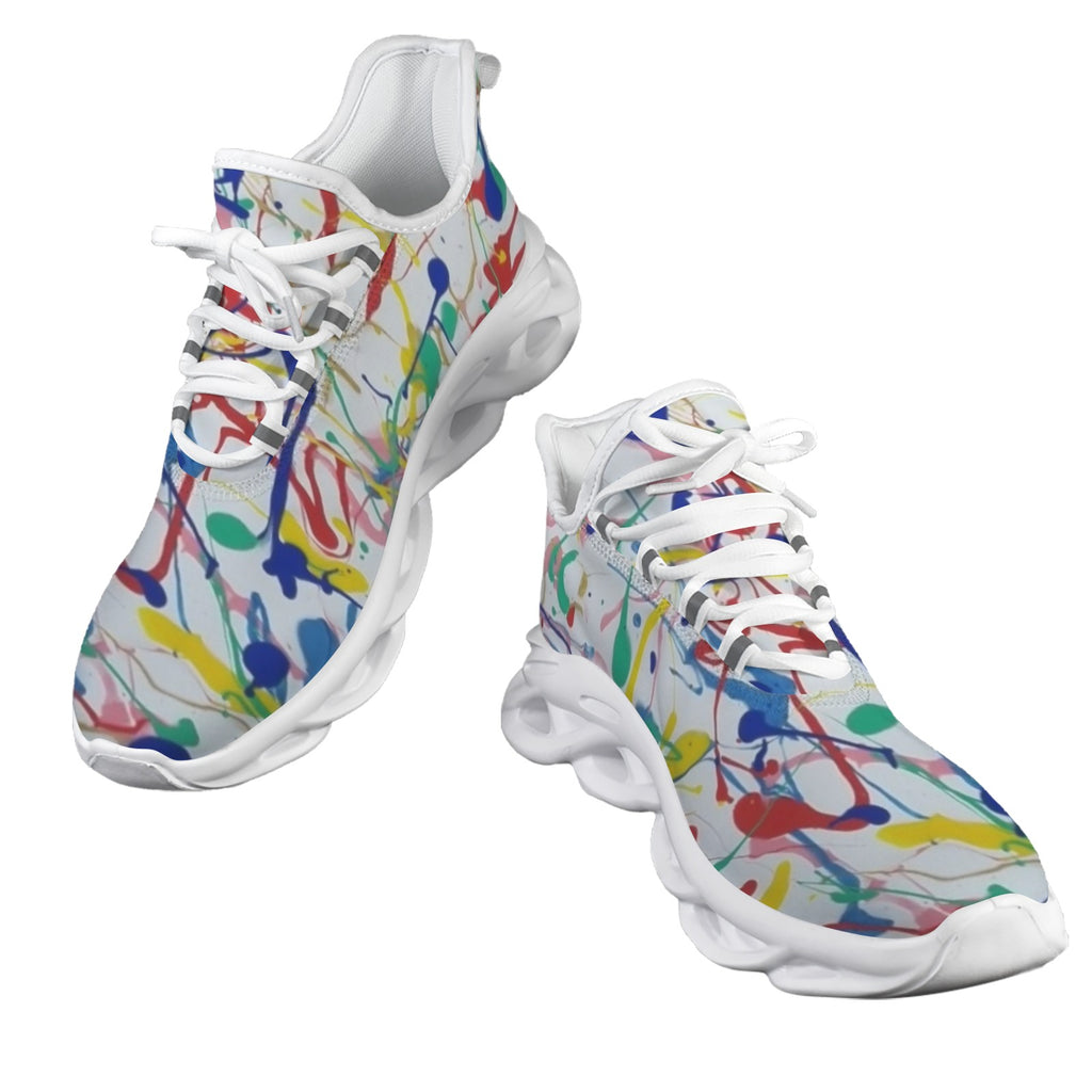 Paint Explosion Women's Twisted Sole Sneakers