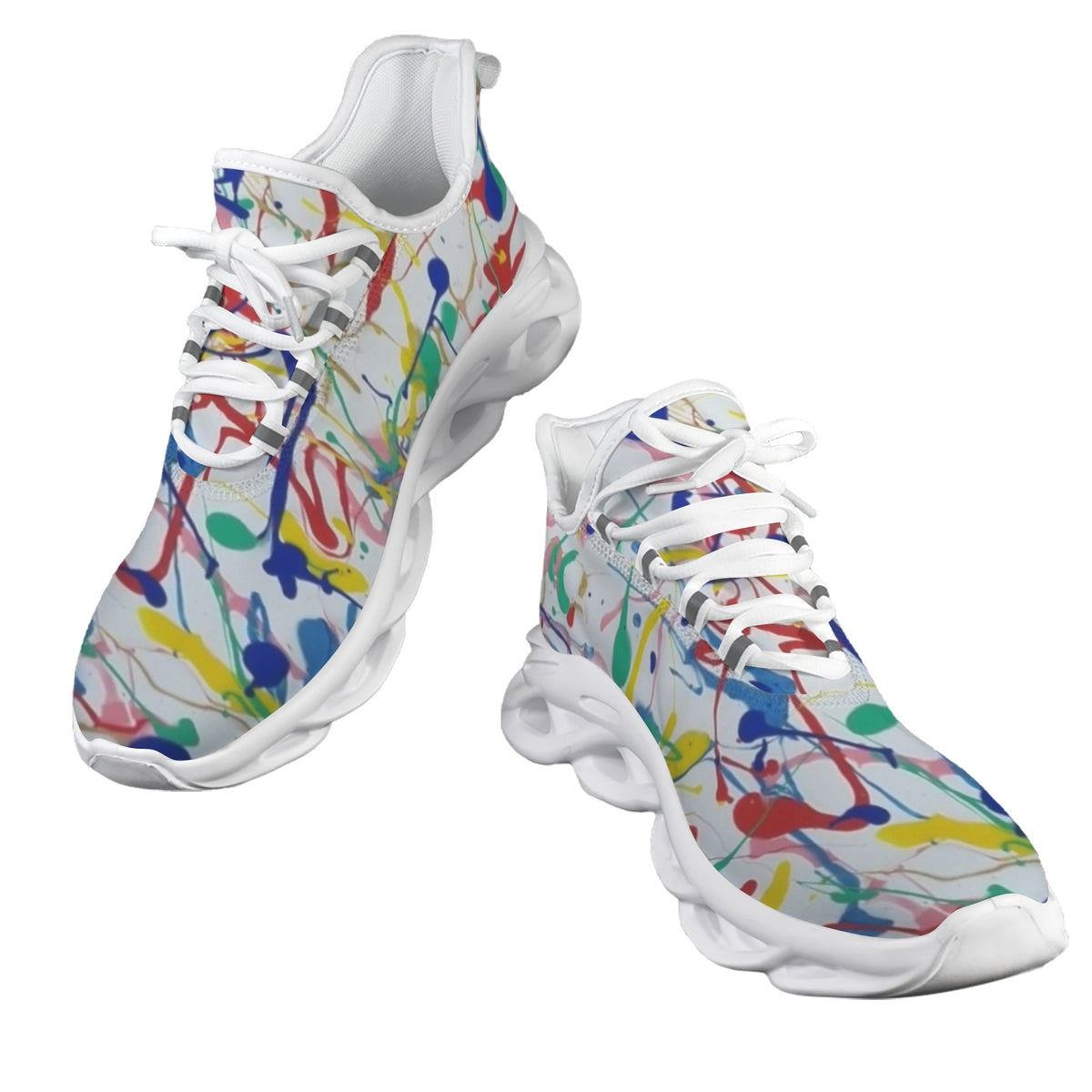 Paint Explosion Women's Twisted Sole Sneakers