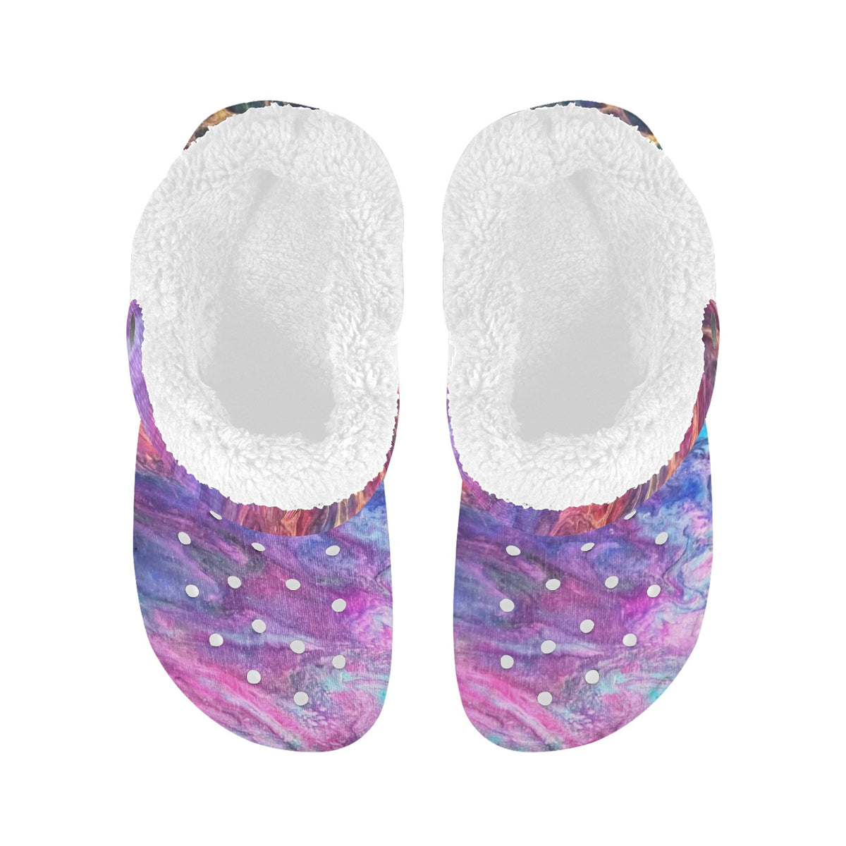 Lilac Dream Fleece-Lined Clogs