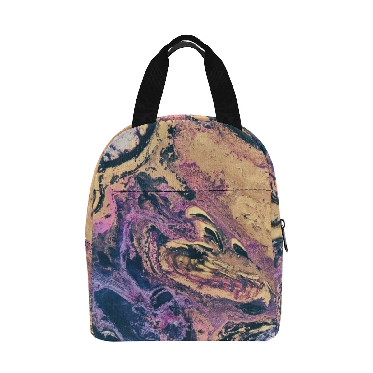 Volcano Explosion Zipper Lunch Bag (Model 1720)