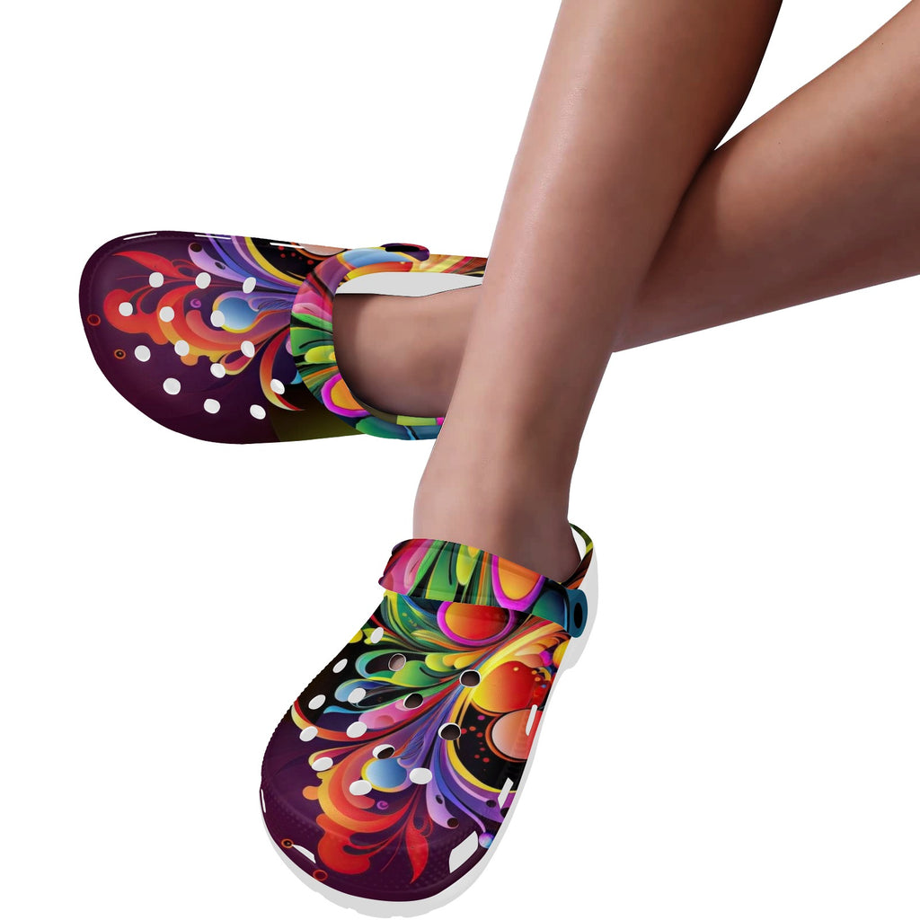 Colour Carnival Clogs