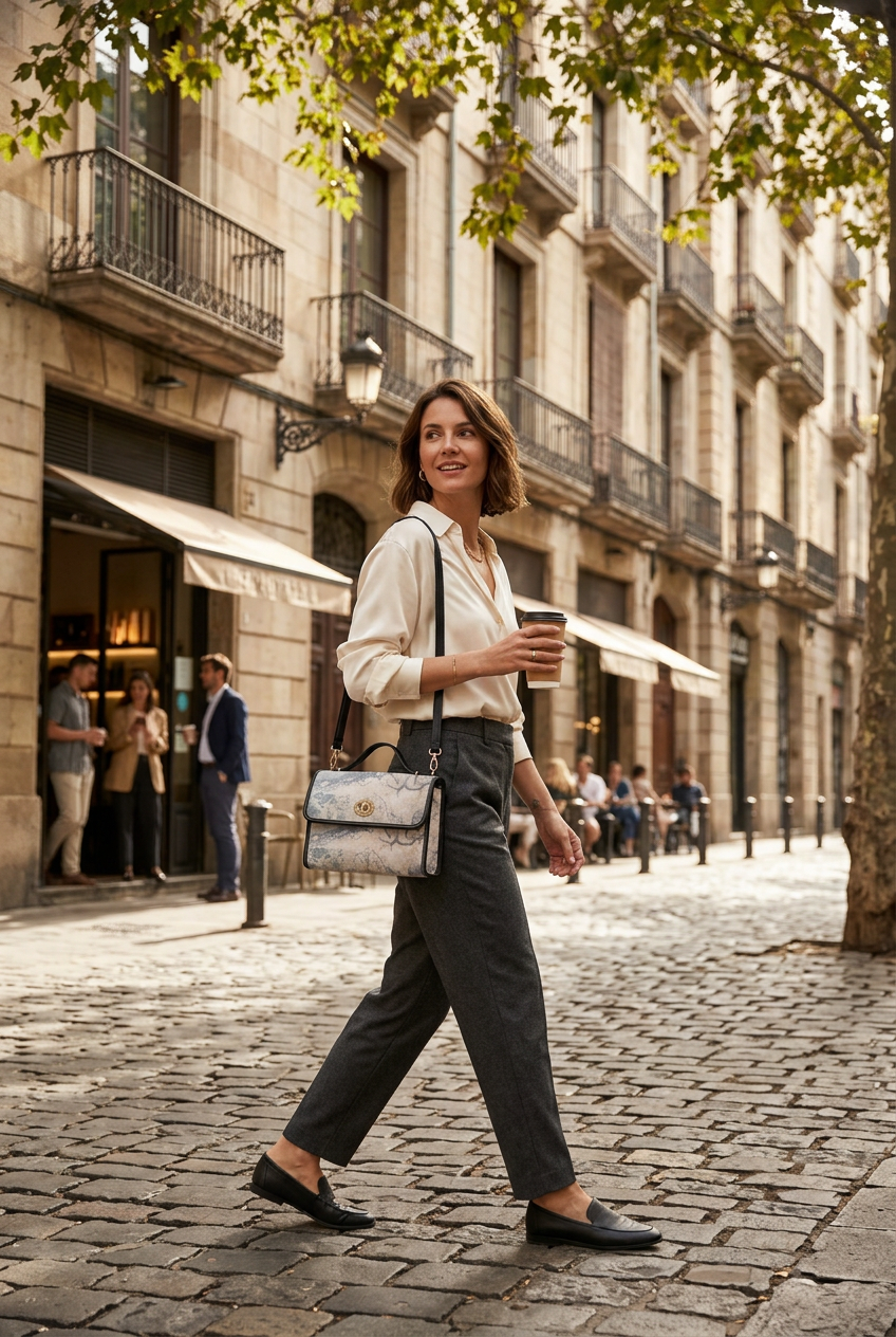 Moonstone Marble Handbag - City Street Lifestyle