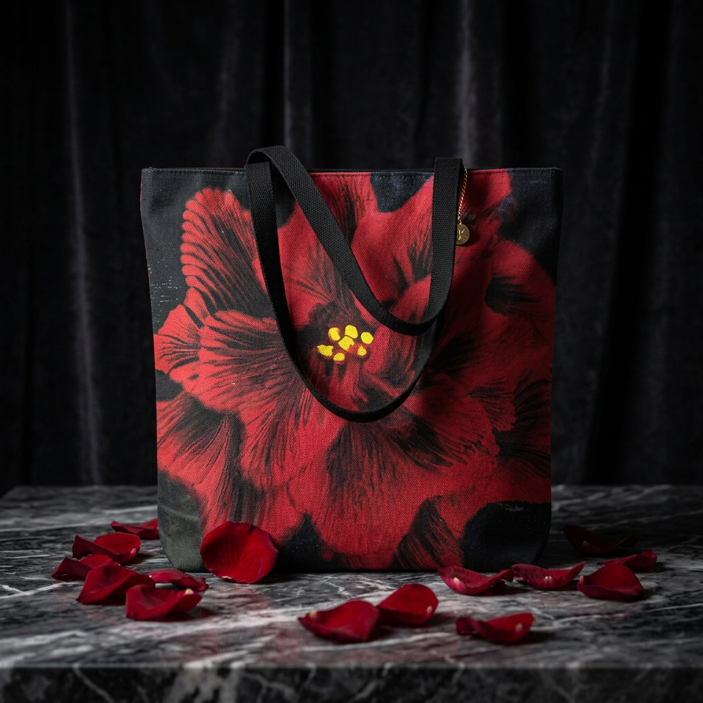 Ruby Red Rose Bag
