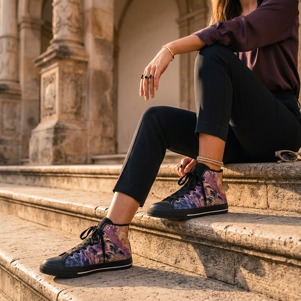 Volcano Sneakers Stone Steps 1